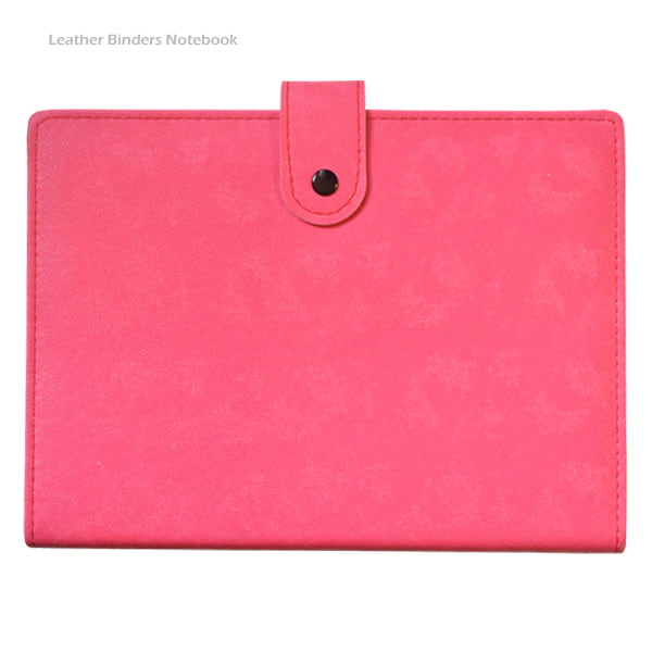 Leather-Binders-Notebook-Pink-1